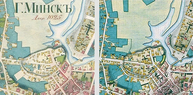 Plany Minskaha zamčyšča 1833 i 1840 hadoŭ