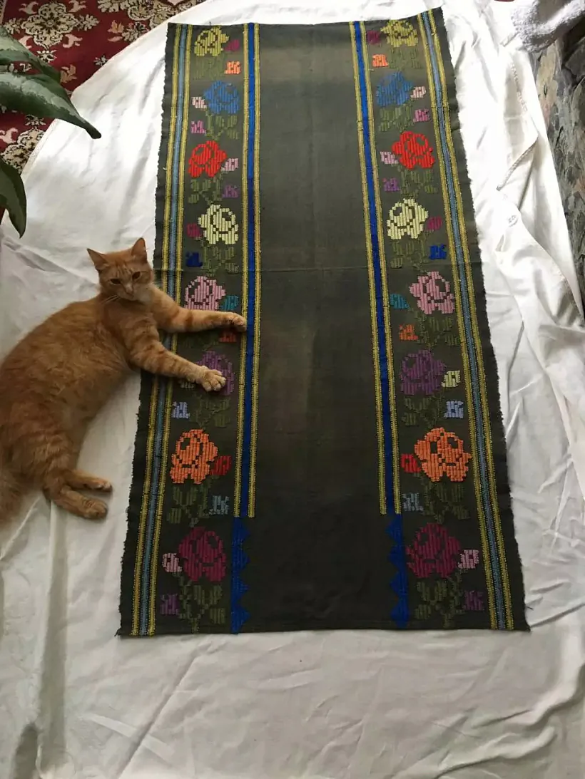 Тканы палавічок бабулі Вольгі