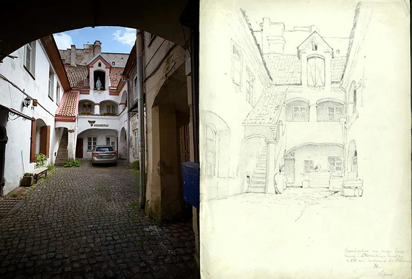 Pilies, 32, maliunak Aĺfreda Romera