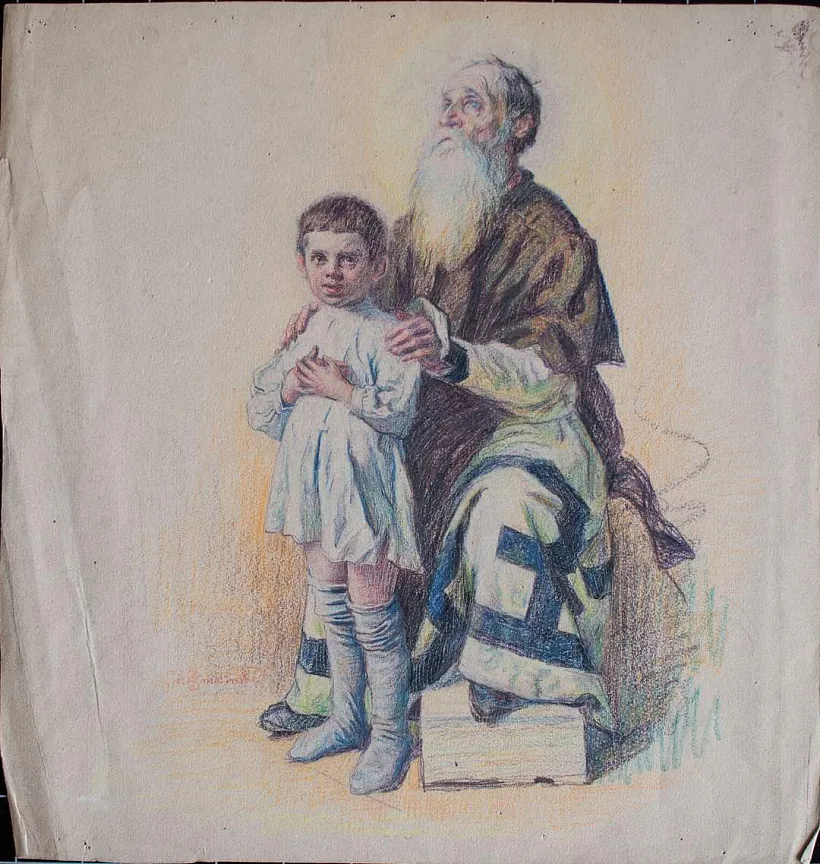 Eskiz-prajekt altarnych rospisaŭ kasciola Sviatych Symona i Alieny