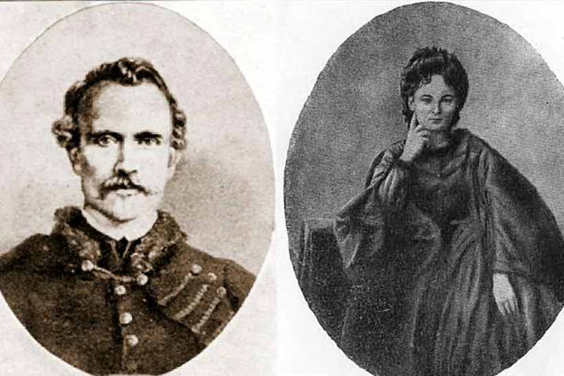 Zyhmunt Sierakoŭski i Apalonija Dalieŭskaja