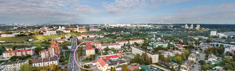 Skryžavannie hrodzienskich vulic, jakija namaliavaŭ Orda Skryžavannie hrodzienskich vulic, jakija namaliavaŭ Orda