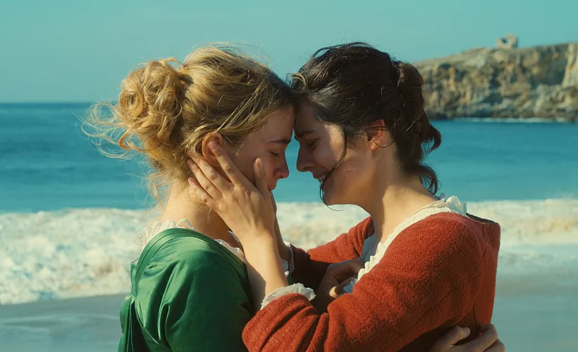 Partret dziaŭčyny ŭ ahni