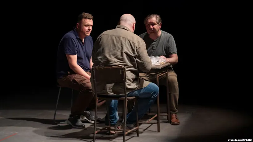 Padčas premjery spektaklia pavodlie «Zekamerona» Maksima Znaka Padčas premjery spektaklia pavodlie «Zekamerona» Maksima Znaka