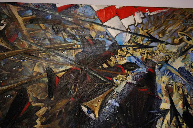 выстава твораў Алеся Пушкіна ў Варшаве 05