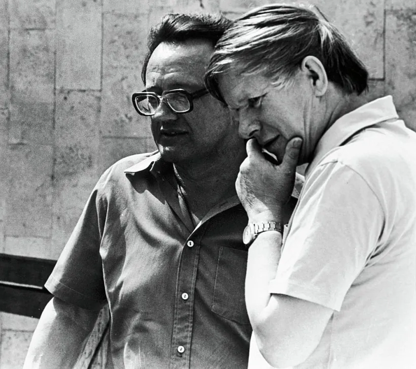 Ales Adamovich i Vasil Bykau Ales Adamovich i Vasil Bykau