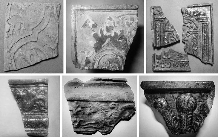 Kafli XVI–XVII stahoddziaŭ, znojdzienyja na terytoryi staražytnaha Navahrudka