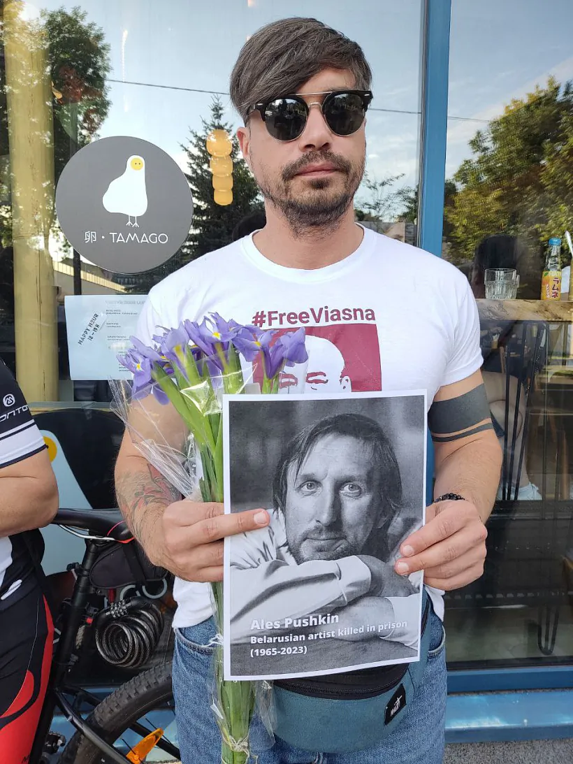 03 Акцыя памяці Алеся Пушкіна ў Вільні