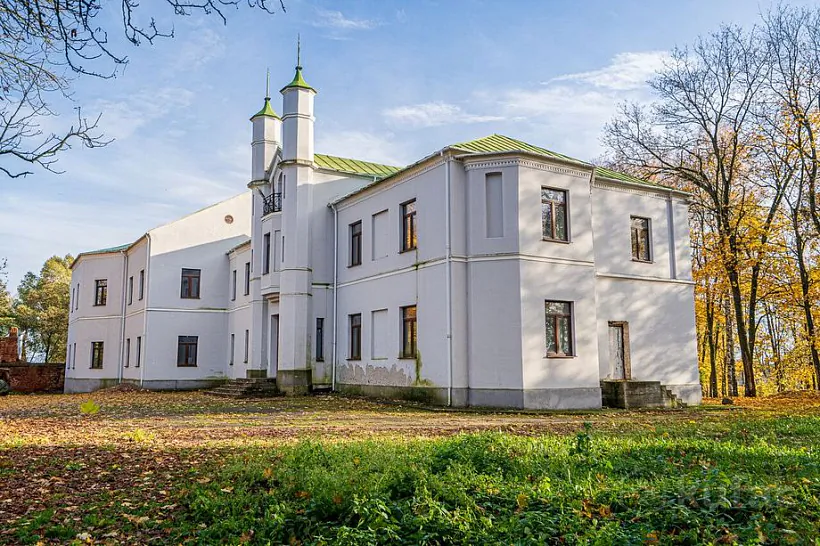 Palac Maniuškaŭ-Vańkovičaŭ, Smilavičy. Palac Maniuškaŭ-Vańkovičaŭ, Smilavičy.