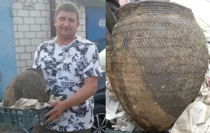 Mikalaj Malatkoŭ z unikaĺnym liapnym harškom