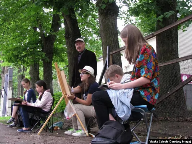 Na plenery z Mastackaj studyjaj Nordeka. 2019
