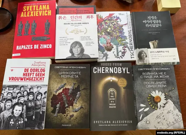 Knihi Sviatlany Alieksijevič