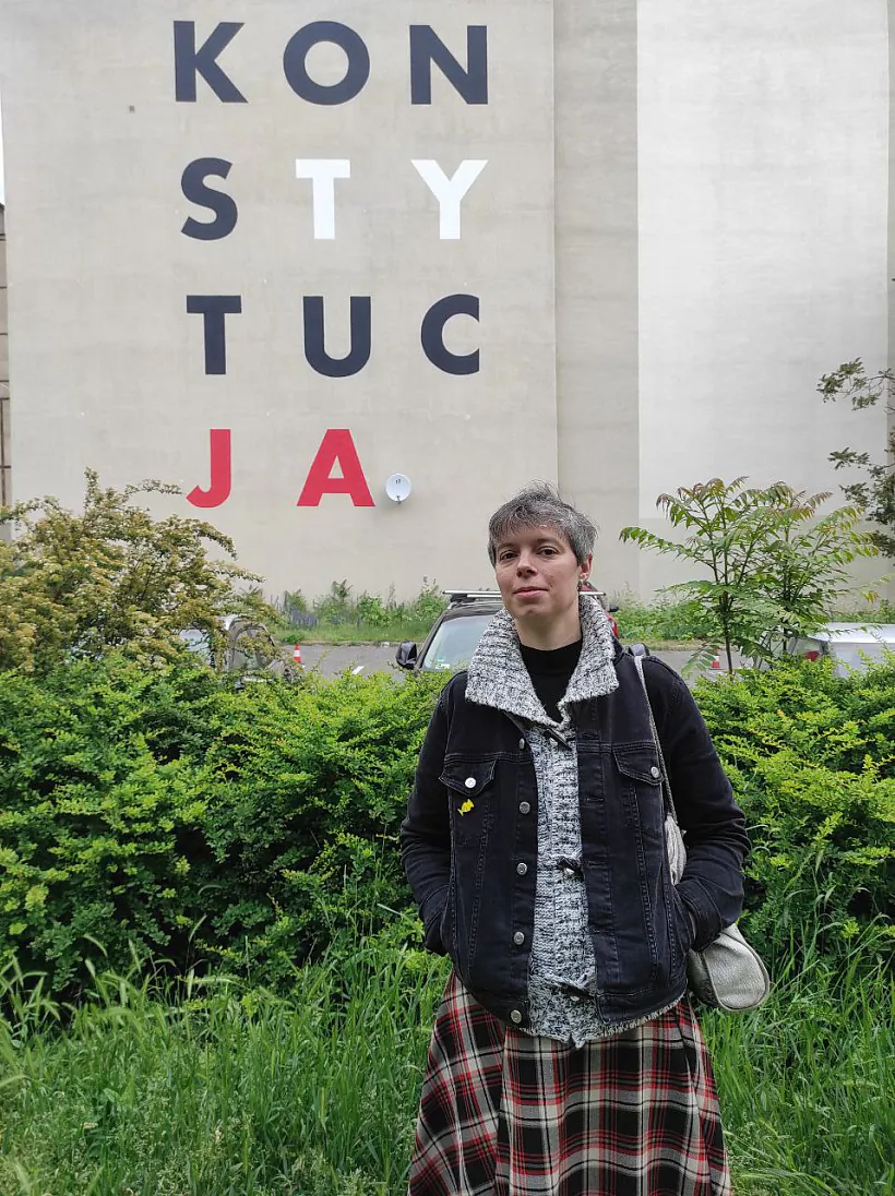 Hanna Jankuta ŭ Poznani, liuty 2024 Hanna Jankuta ŭ Poznani, liuty 2024