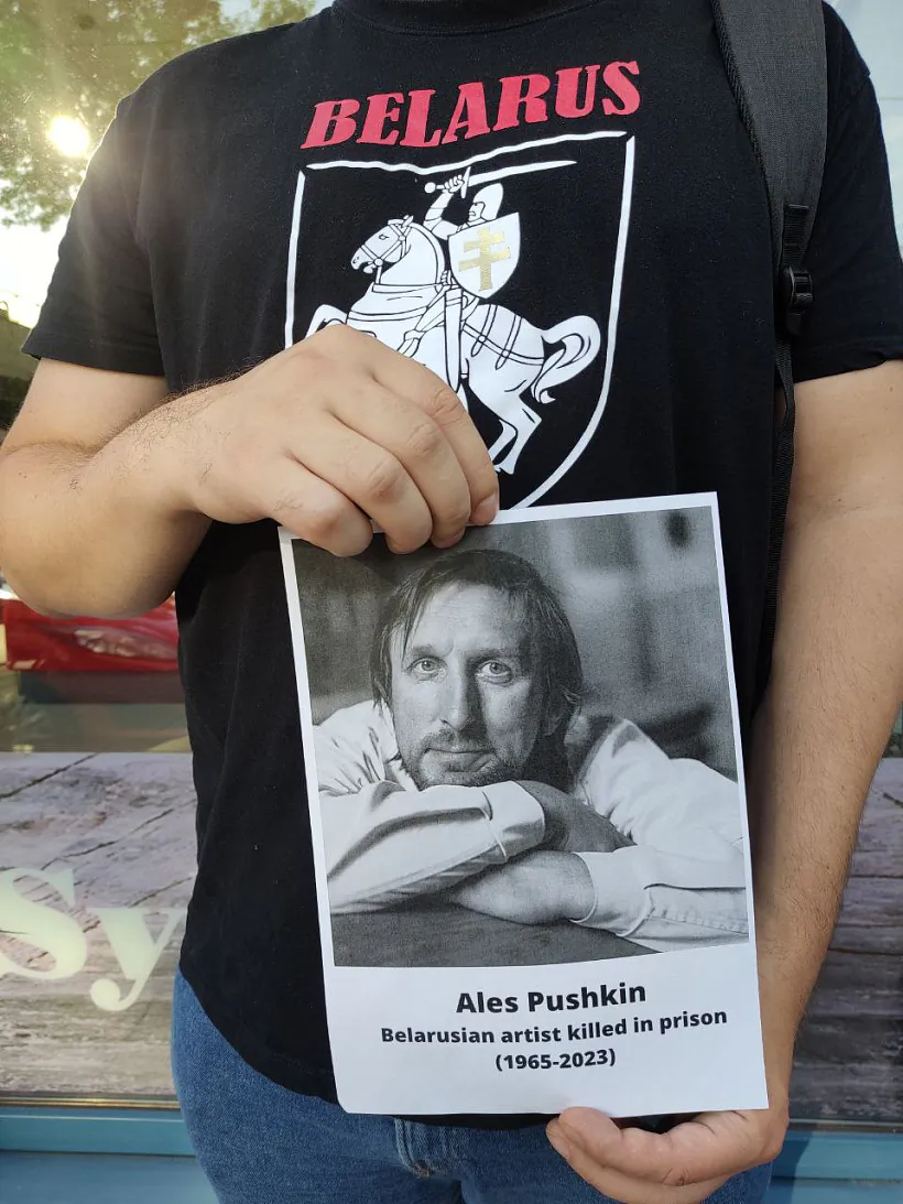 07 Акцыя памяці Алеся Пушкіна ў Вільні