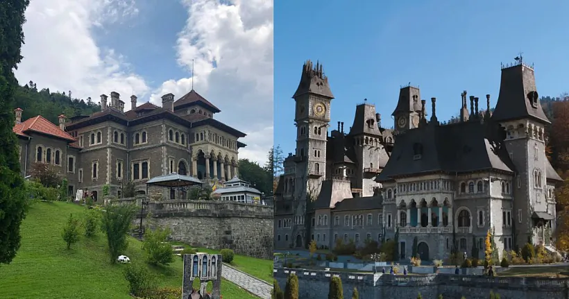 Aryhinaĺny zamak, jaki staŭ pratatypam akademii Nevermore, i jaje ekrannaja viersija