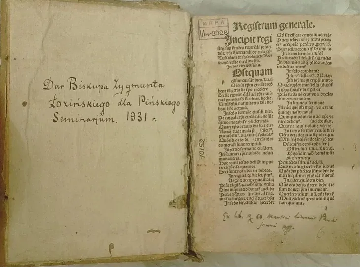 Kniha sa zboru pinskich francyskancaŭ 