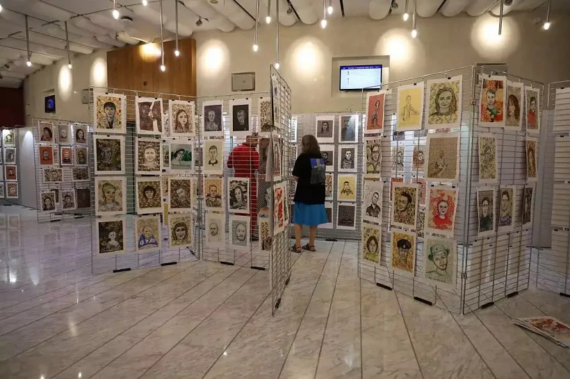 Vystava Ksišy Aniolavaj «Bielaruski martyraloh» 