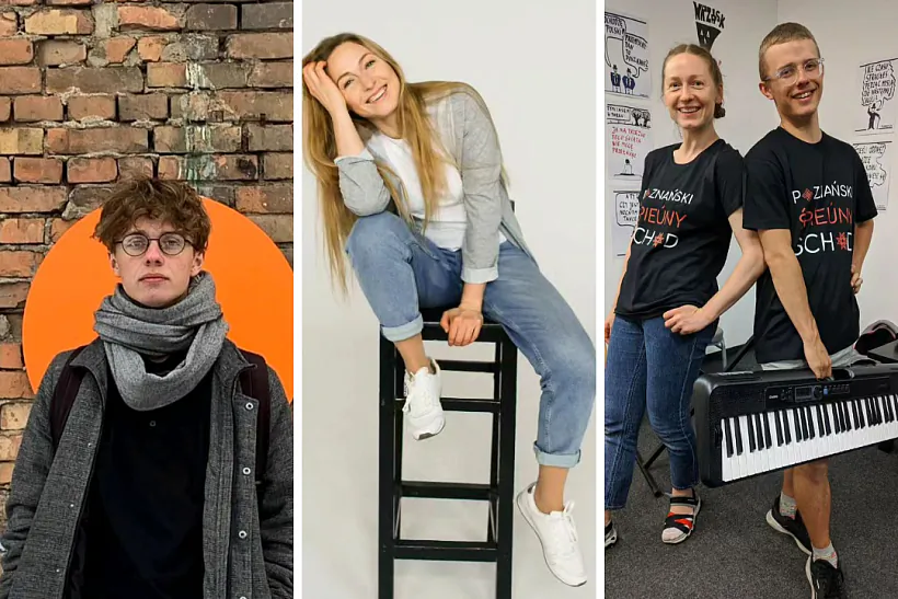 Куратарка Познаньскага спеўнага сходу Алёна Гіранок і дырыжор Ілля Сініца