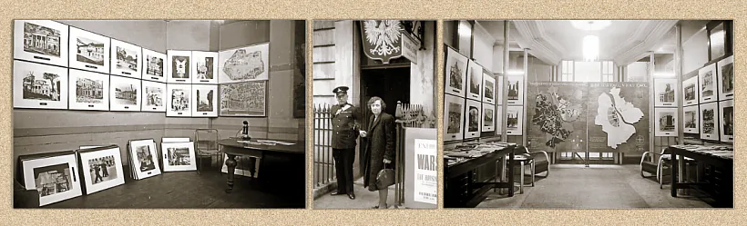 09 Лондан афіша выставы Warszawa Oskarza люты 1946.png