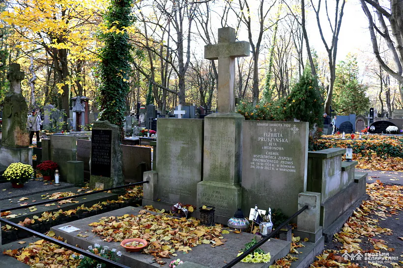 Mahila Zofji Chamiantoŭskaj na varšaŭskich Pavonzkach