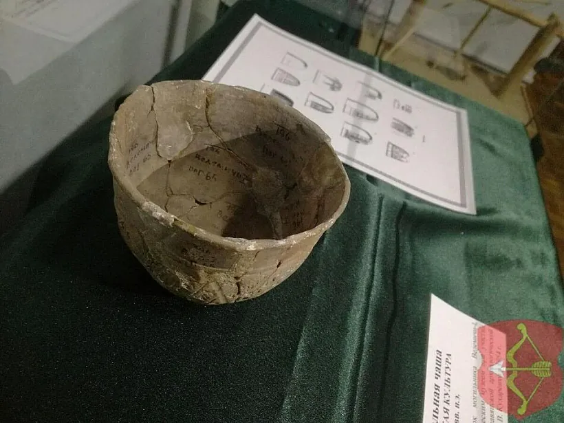 Hocki pachavaĺny kielich, znojdzieny ŭ Stolinskim rajonie Hocki pachavaĺny kielich, znojdzieny ŭ Stolinskim rajonie