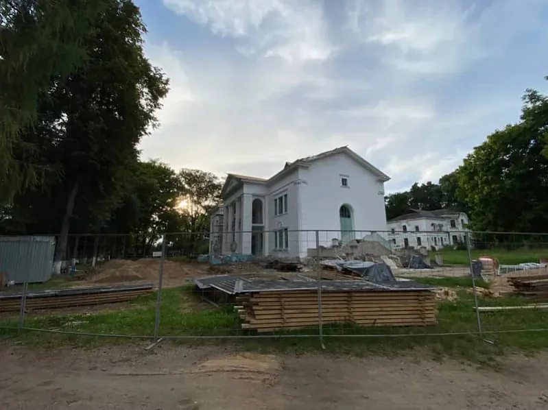 Budpliacoŭka, što zjavilasia na terytoryi siadziby Pusloŭskich u Slonimie ŭ žniŭni Budpliacoŭka, što zjavilasia na terytoryi siadziby Pusloŭskich u Slonimie ŭ žniŭni