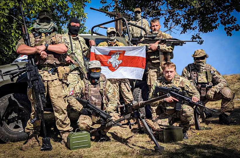 Bielaruskija dobraachvotniki palku imia Kastusia Kalinoŭskaha