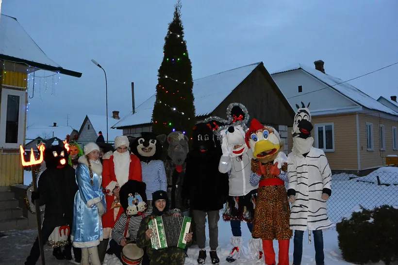  Kaliadny hurt u Davyd-Haradku, Stolinski r-n. 13 studzienia 2017 h. Fota Alieny Liaškievič