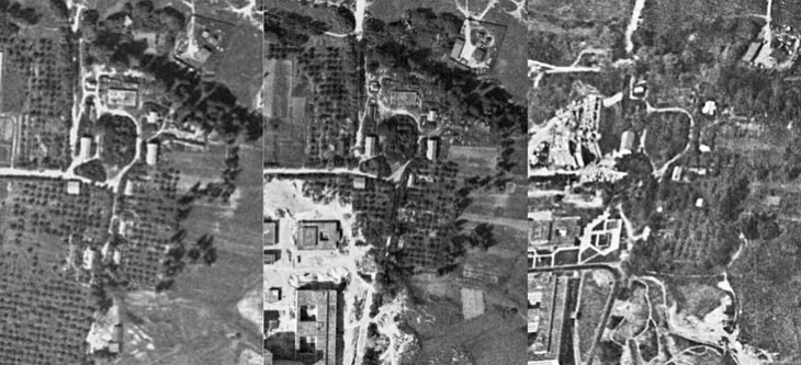 Siadziba Niemaršanskich na spadarožnikavych zdymkach 1972, 1976 i 1979 hadoŭ