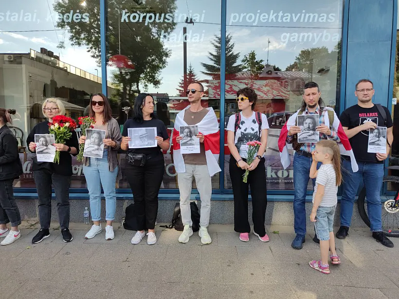 10 Акцыя памяці Алеся Пушкіна ў Вільні