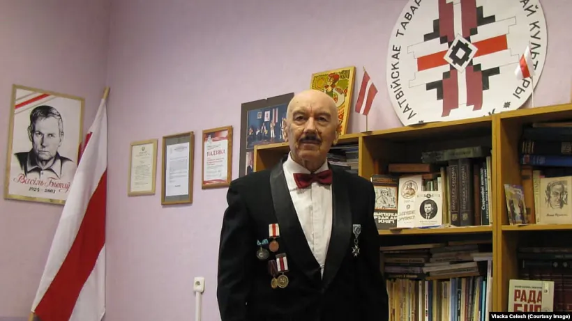 Viačka Cielieš u ofisie Latyskaha tavarystva bielaruskaj kuĺtury «Śvitanak», 2021 h.