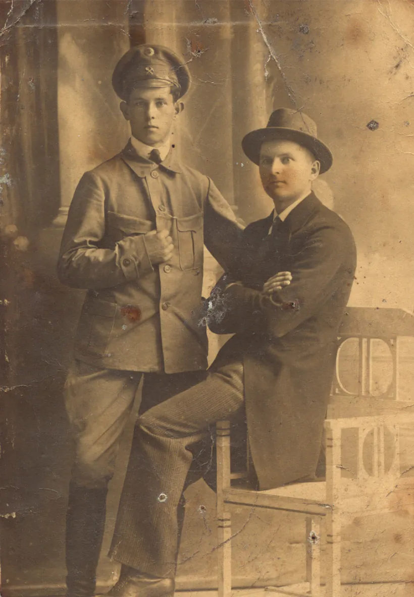 Stefan Padstoĺski z bratam  Stefan Padstoĺski z bratam