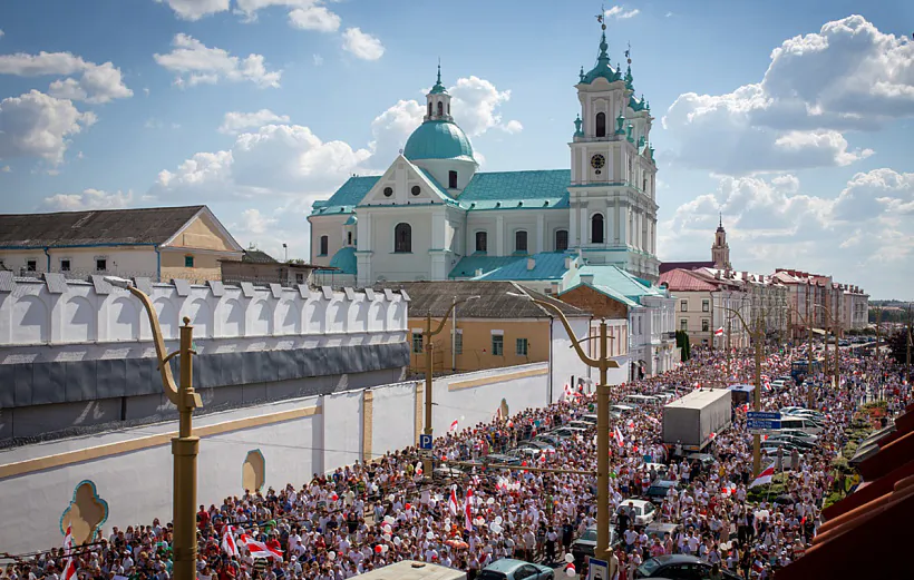 Horadnia ŭ časie pratestaŭ 2020 hodu Horadnia ŭ časie pratestaŭ 2020 hodu