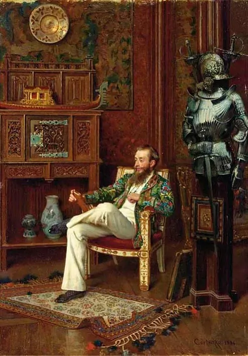 Партрэт Міхала Тышкевіча аўтарства Арэста Картаца. Партрэт Міхала Тышкевіча аўтарства Арэста Картаца.