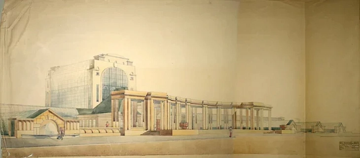 Prajekt aranžarei bataničnaha sada Bielaruskaj akademii navuk. 1936 h.