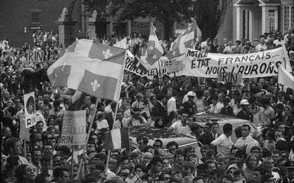 дэманстрацыя ў Квебеку