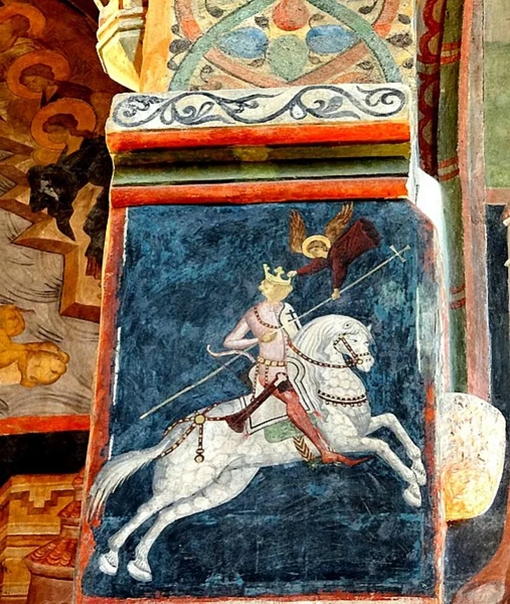 Jahajla na rospisie kaplicy Sviatoj Troicy ŭ Liublinskim zamku