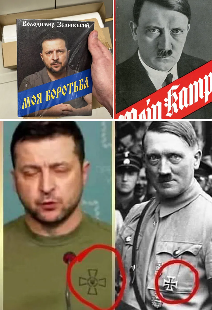Параўнанні Зяленскага з Гітлерам - топ расійскай прапаганды 