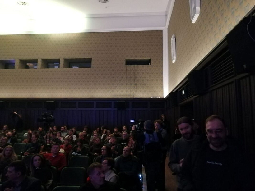 Na adkryćci fiestyvala «Bulbamuvi». Fota: Reform.news. Na adkryćci fiestyvala «Bulbamuvi». Fota: Reform.news.