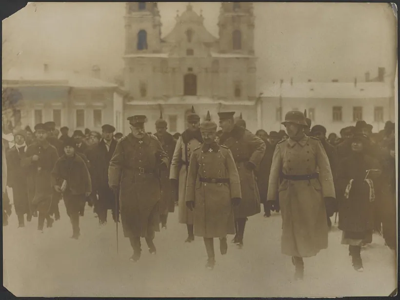 Hienieral fon Ejharn u akupavanym Minsku. Liuty 1918 hod Hienieral fon Ejharn u akupavanym Minsku. Liuty 1918 hod