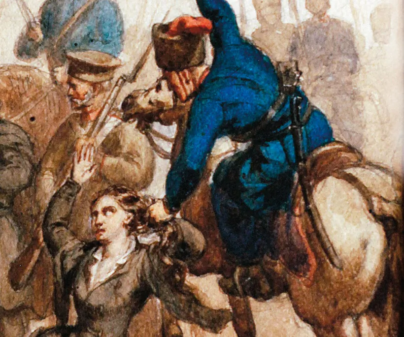 Kazaki padčas Paŭstannia byli sinonimam hvaltu i biezzakonnia