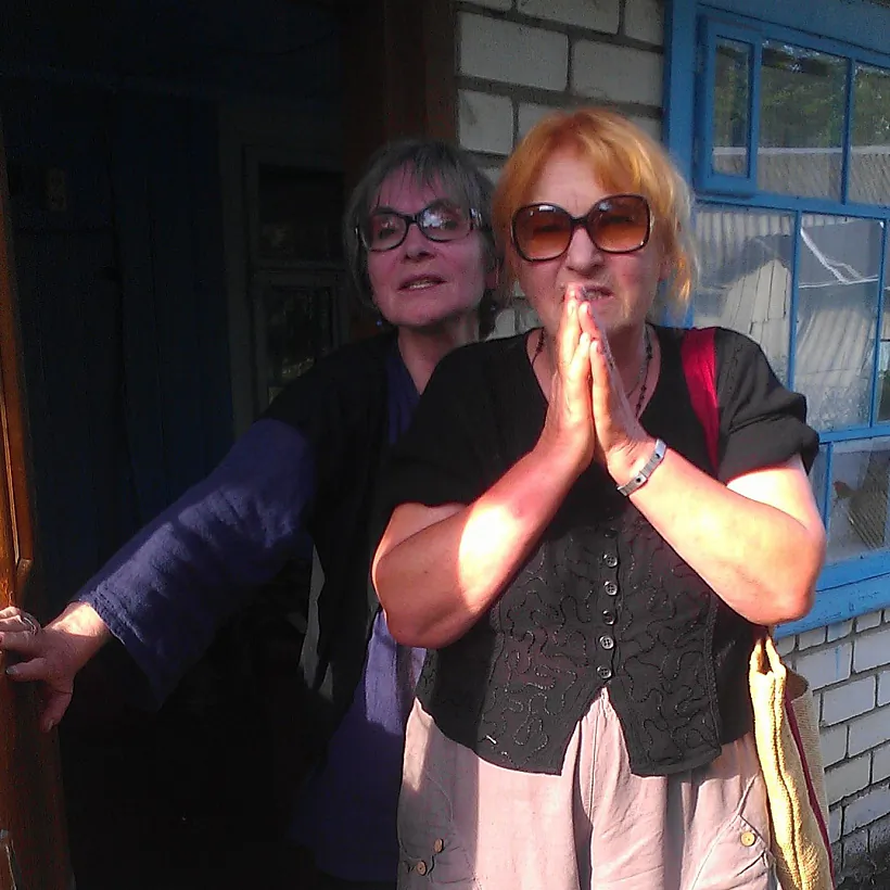 Марыя Вайцяшонак і Аксана Ёркіна