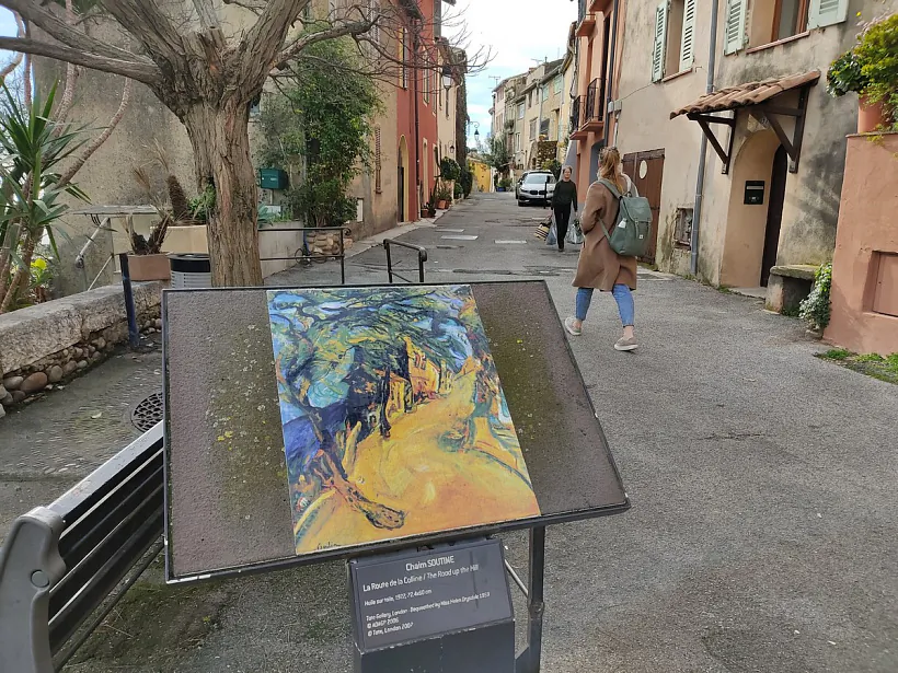 Repradukcyja karciny Chaima Sucina «Vulica Kalin» u Kań-siur-Mer