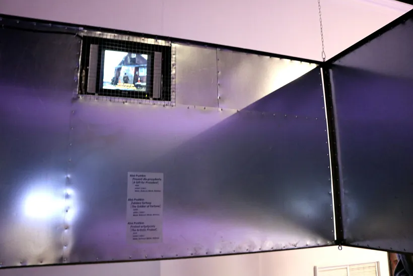 выстава твораў Алеся Пушкіна ў Варшаве 07