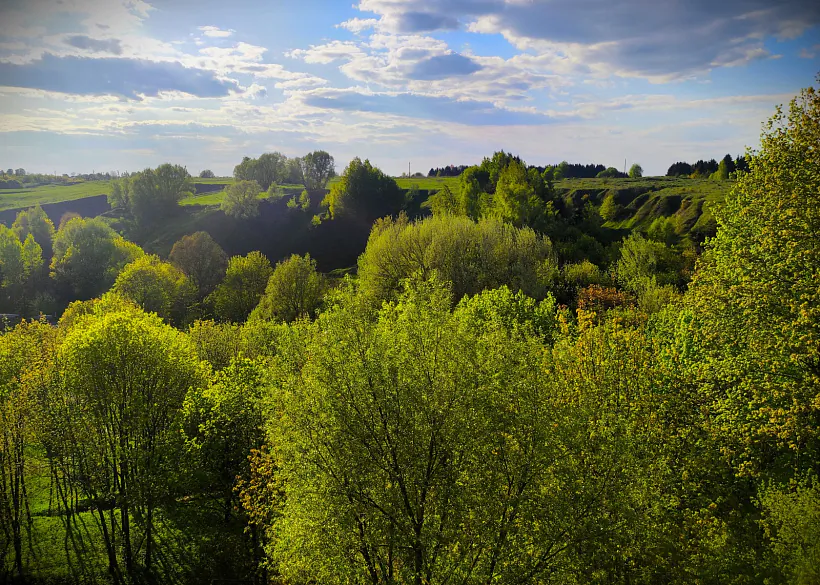 Mscislaŭ, krajavidy z haradzišča Mscislaŭ, krajavidy z haradzišča