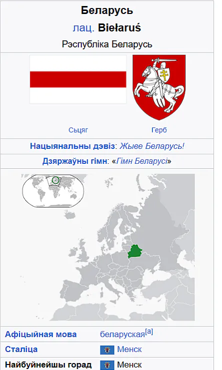 Staronka «Bielaruś» na taraškievicy