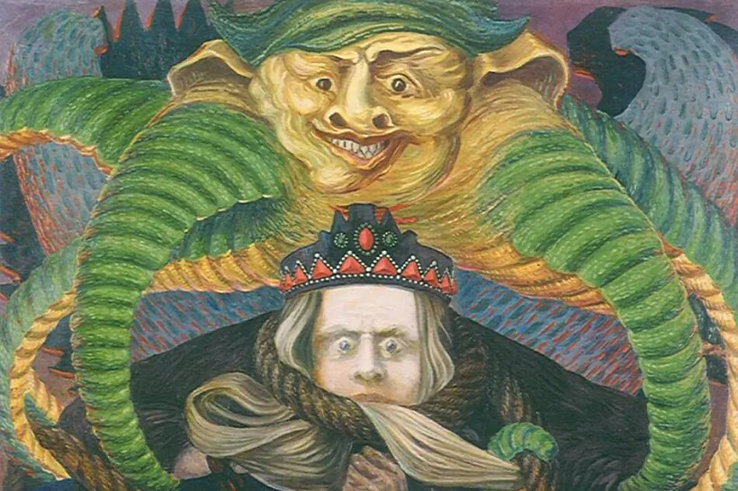 Zly duch. Karcina Jazepa Drazdoviča. 1930 hod Zly duch. Karcina Jazepa Drazdoviča. 1930 hod