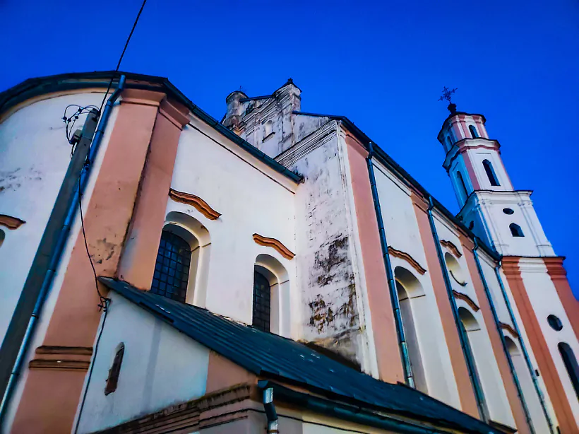 Kasciol Michala Archaniola ŭ Lužkach, sučasny vyhliad Kasciol Michala Archaniola ŭ Lužkach, sučasny vyhliad