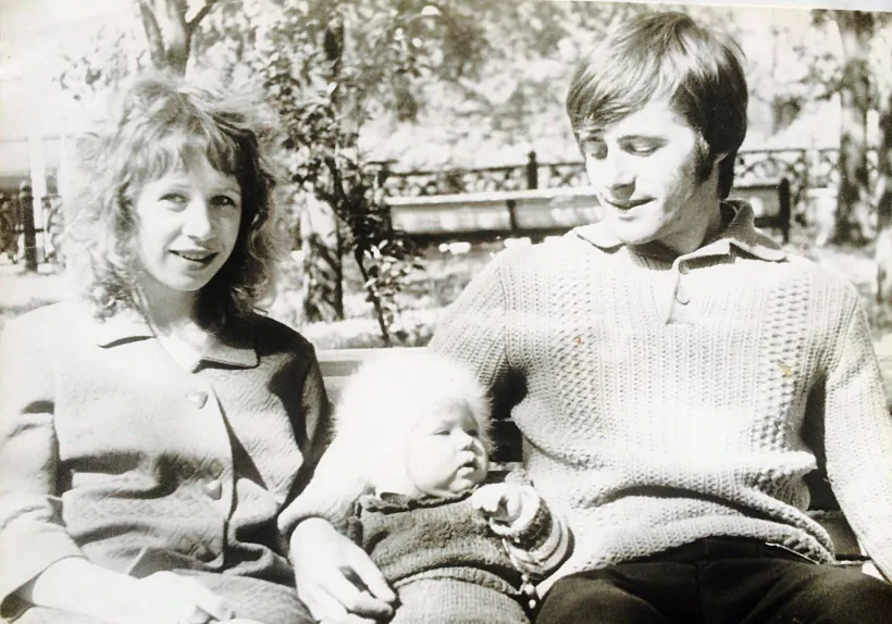 12 - з бацькамі, Мінск, 1975 год.jpg