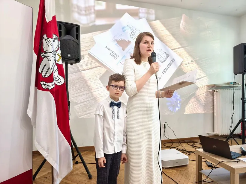 Voĺha Sieviaryniec z synam Franciškam